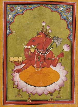 Ganesha Basohli Vighnarāja.jpg