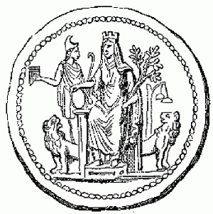 Dictionary of Roman Coins.1889 P300S0 illus299.gif