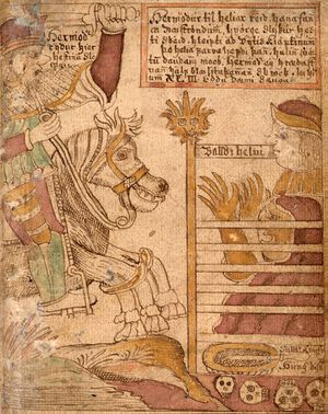 SAM 66 75r Hermodr and Baldr.jpg