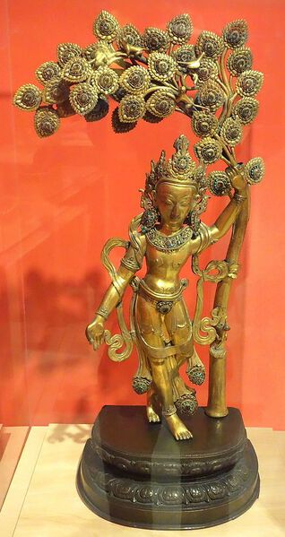 Datei:Cinatamani Lokesvara with a kaprabrikshya.JPG