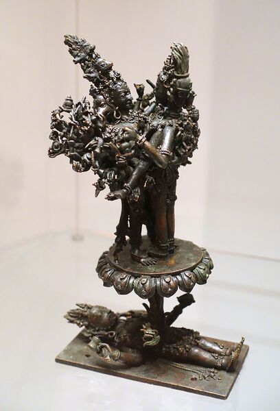 Datei:Viresvara Bhairava and Khaganana Kali-DSC01850.jpg